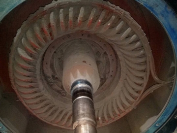 運行了10年的東元630KW電機保養