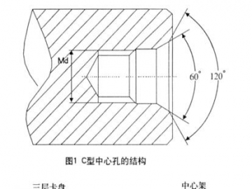 防爆電機軸C型中心孔傳統的工藝方法及存在問題分析