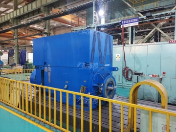 化工客戶2250HP 10KV高壓電機維修保養