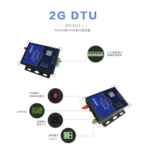 ZHC2011工業級GPRS DTU